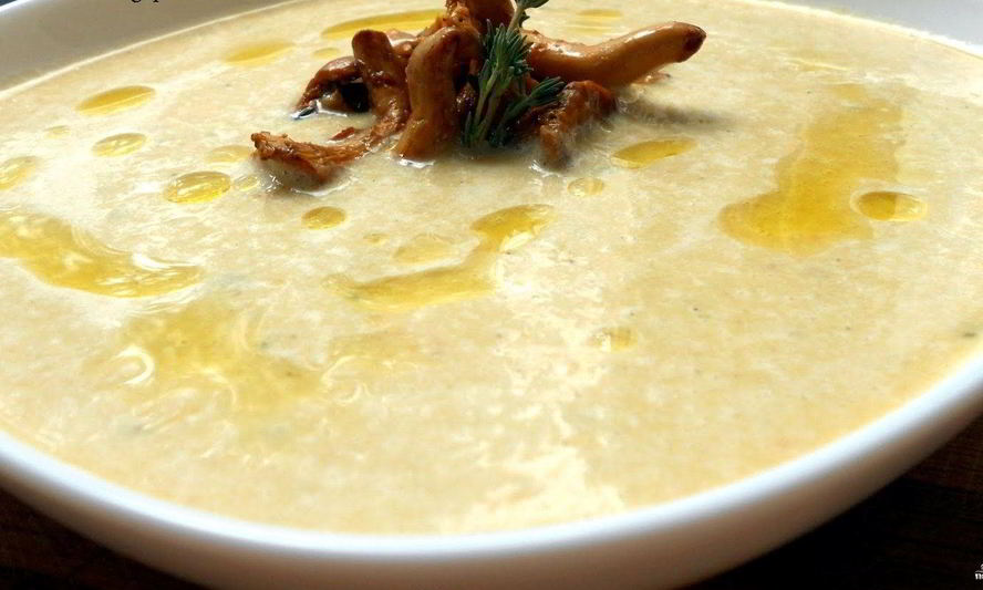 Рецепт супа-пюре из лисичек