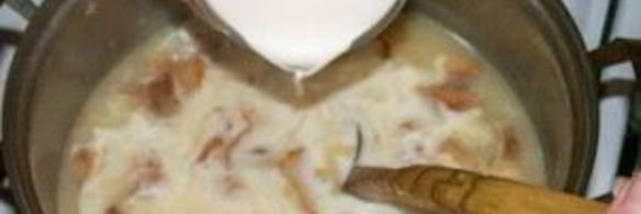 суп-пюре из лисичек