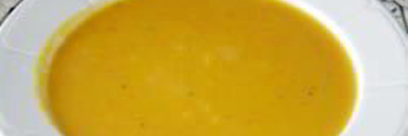 Суп-пюре из мускатной тыквы