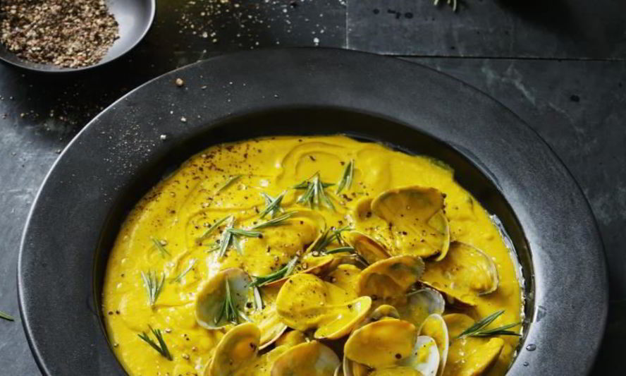 Рецепт супа пюре из нута с ракушками