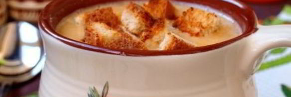 суп-пюре из риса с чечевицей