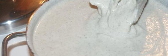 суп-пюре из шампиньонов