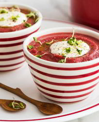 Суп-пюре из свеклы и тыквы