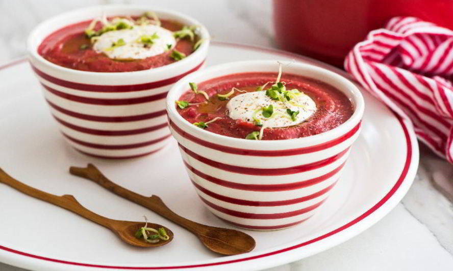 Рецепт супа-пюре из свеклы и тыквы