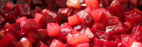 суп-пюре из свеклы с яблоками и крем-сыром