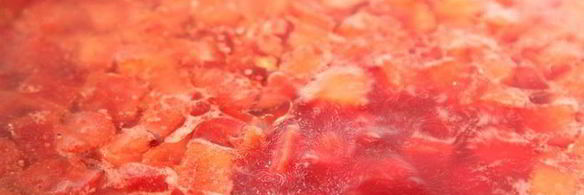 суп-пюре из свеклы с яблоками и крем-сыром