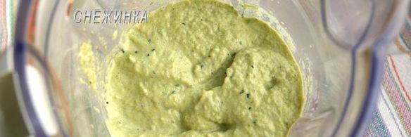 суп-пюре из цукини, брокколи и шампиньонов