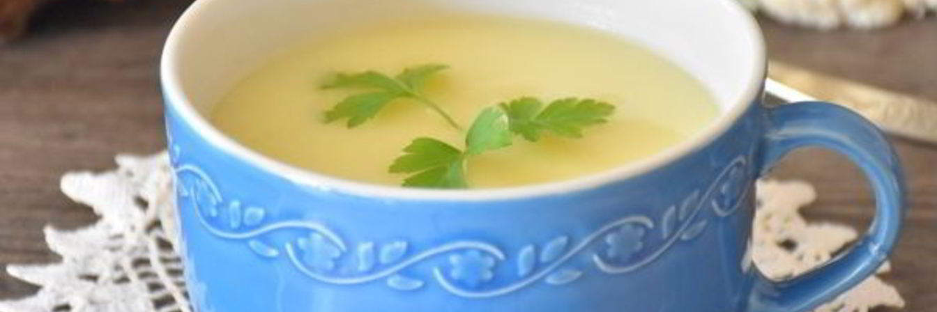 Суп-пюре из цветной капусты и картофеля