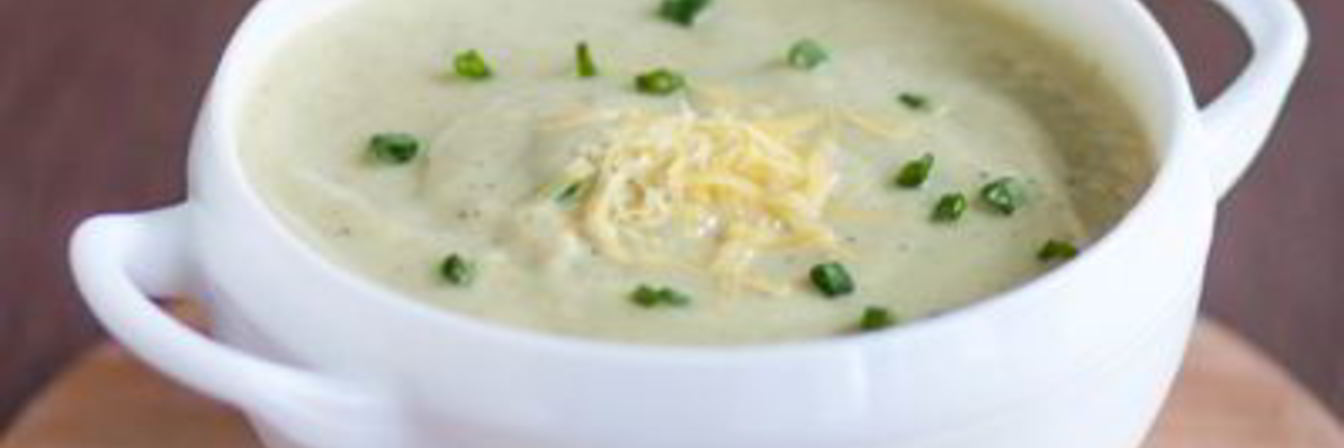 Суп-пюре из цветной капусты и цуккини