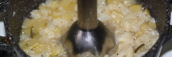 суп-пюре из цветной капусты и цуккини