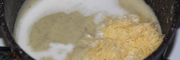 суп-пюре из цветной капусты и цуккини