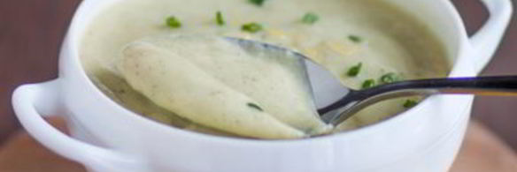 суп-пюре из цветной капусты и цуккини