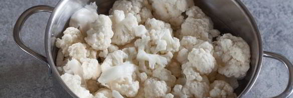 суп-пюре из цветной капусты с сыром