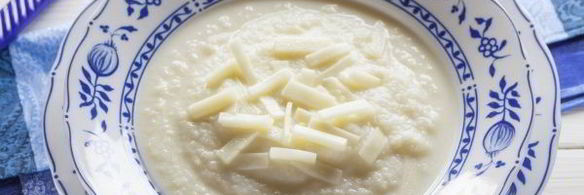 суп-пюре из цветной капусты с сыром