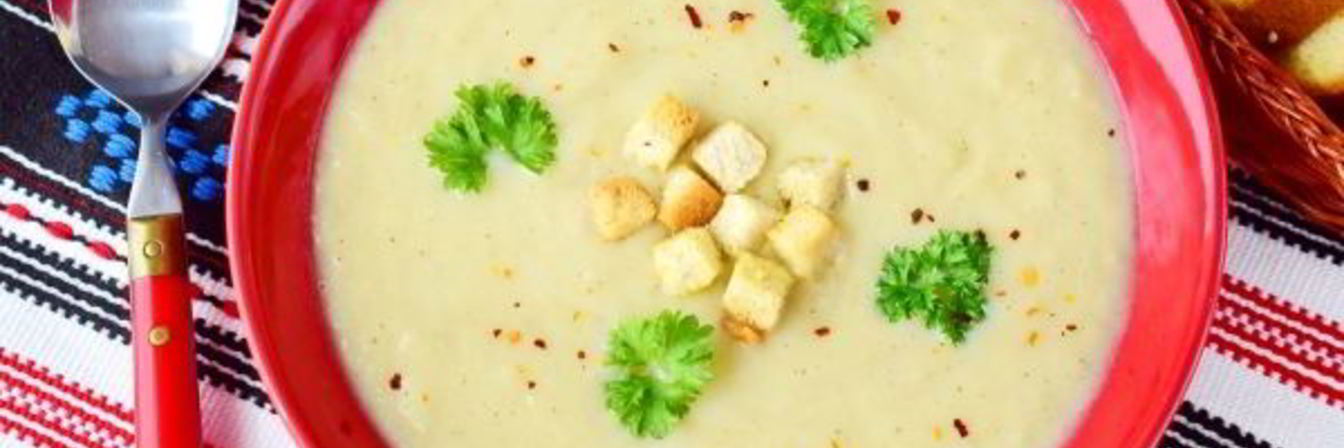 Суп-пюре из цветной капусты со сливками