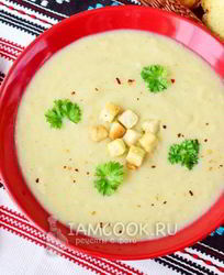 Суп-пюре из цветной капусты со сливками