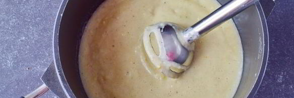 суп-пюре из цветной капусты со сливками