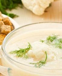 Суп-пюре из цветной капусты