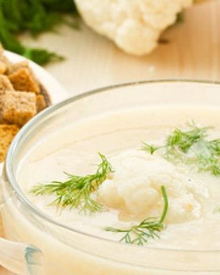 Суп-пюре из цветной капусты