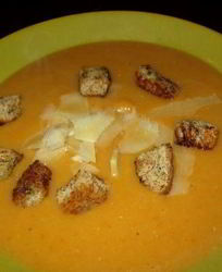 Суп-пюре из тыквы диетический