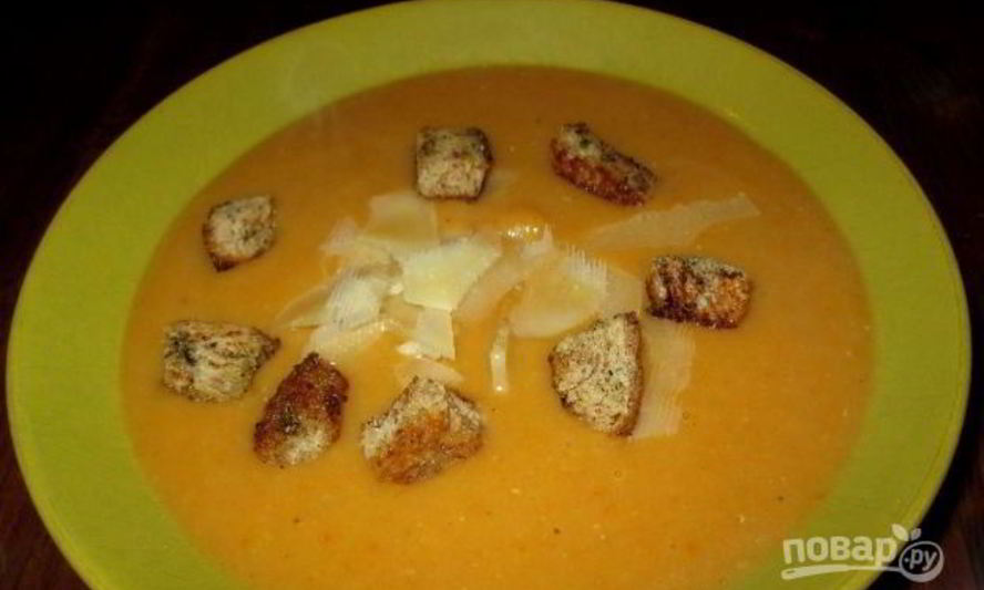 Рецепт супа-пюре из тыквы диетический