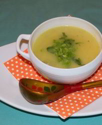 Суп-пюре картофельный с курицей