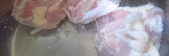 суп пюре на курином бульоне из шампиньонов