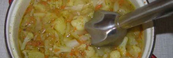 суп-пюре овощной