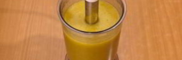 суп-пюре с кабачками и цветной капустой