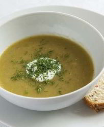 Суп-пюре с куриной печенью