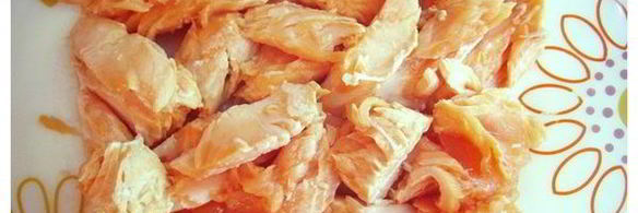 суп-пюре с лососем и креветками