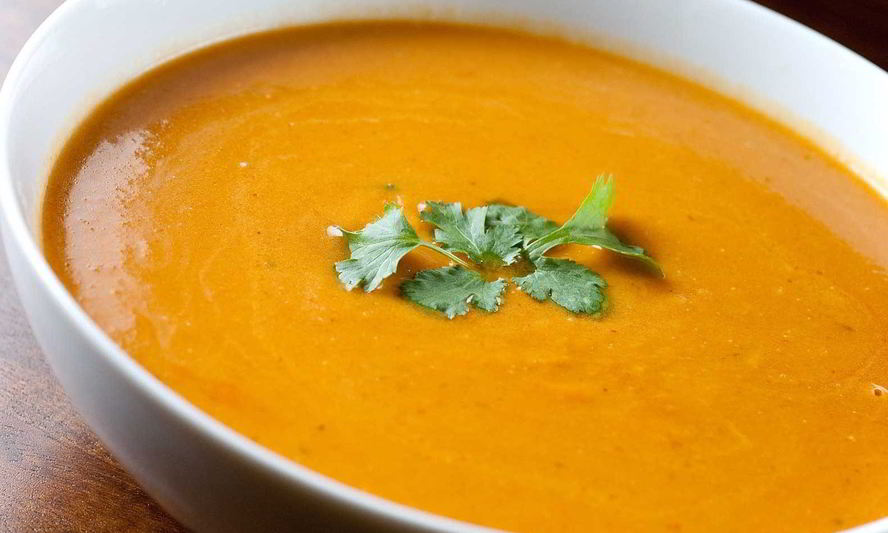 Рецепт супа-пюре с нутом и карри