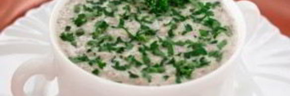 суп-пюре с шампиньонами