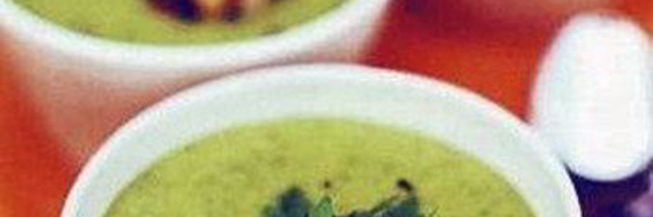 Суп-пюре со шпинатом