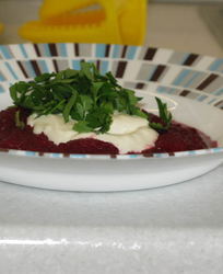 Свекольный суп-пюре