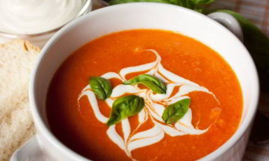 Рецепт томатного супа-пюре с нутом