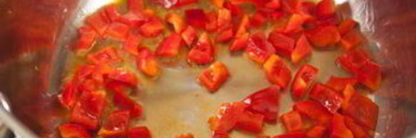 томатный суп-пюре с нутом