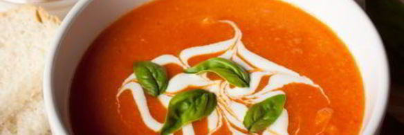 томатный суп-пюре с нутом