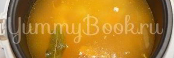 тыквенно-чечевичный суп-пюре в мультиварке