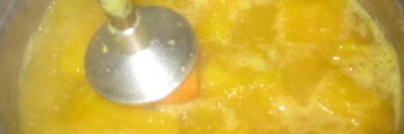 тыквенно-овощной суп-пюре с кроликом