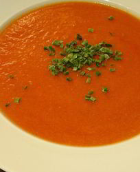 Тыквенно-томатный суп-пюре