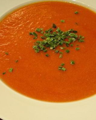 Тыквенно-томатный суп-пюре