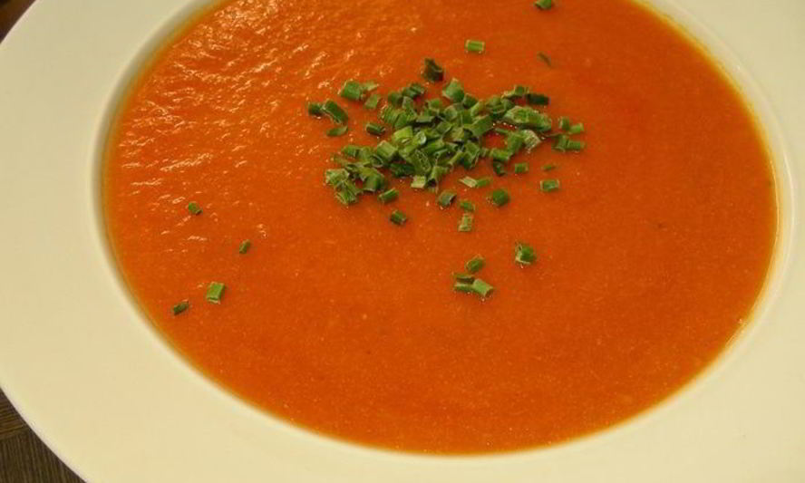 Рецепт тыквенно-томатного суп-пюре