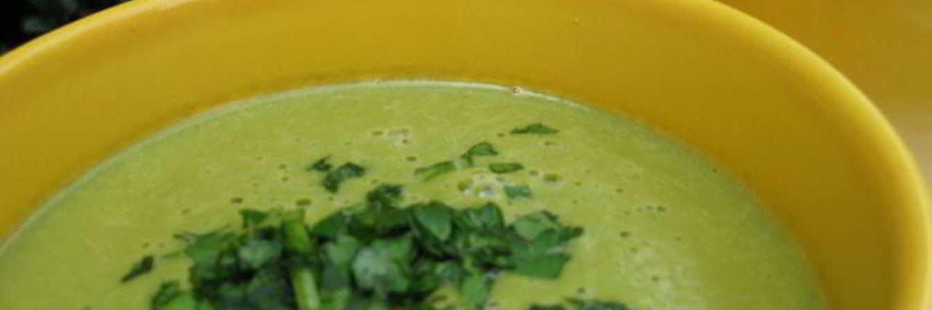 Веганский овощной суп-пюре со шпинатом