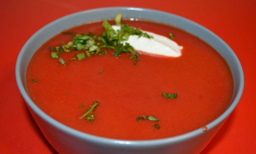 Рецепт вегетерианского пряного свекольного супа-пюре