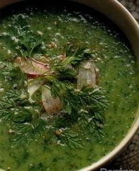 Зеленый суп-пюре