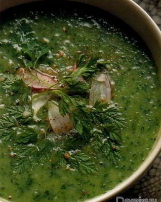Зеленый суп-пюре