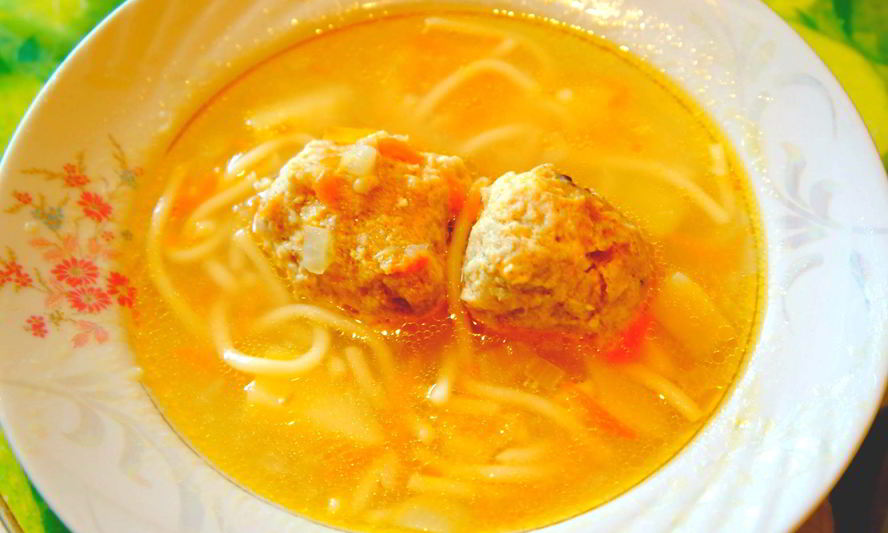 Рецепт супа с фрикадельками и макаронами