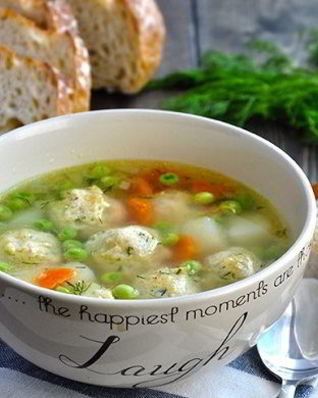 Суп с фрикадельками из фарша