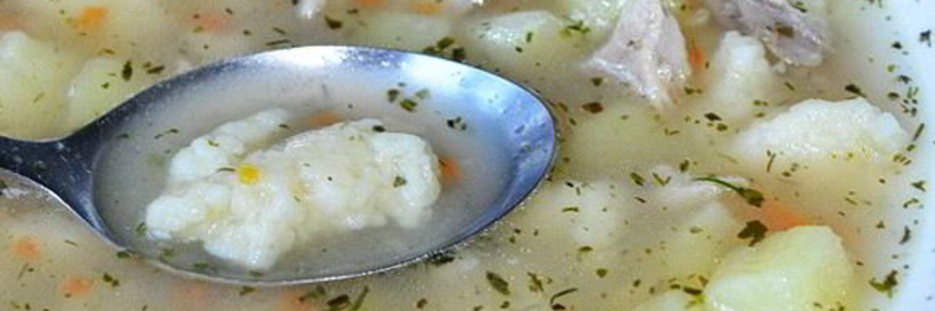 Суп с клецками из кус-куса